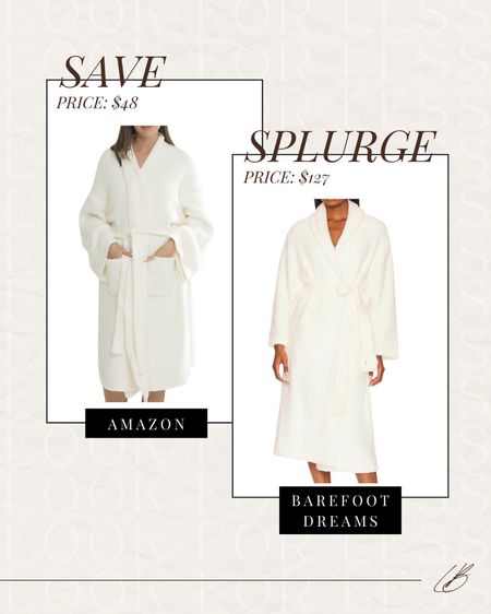 Barefoot Dreams robe for less! 

#LTKunder50 #LTKstyletip #LTKsalealert