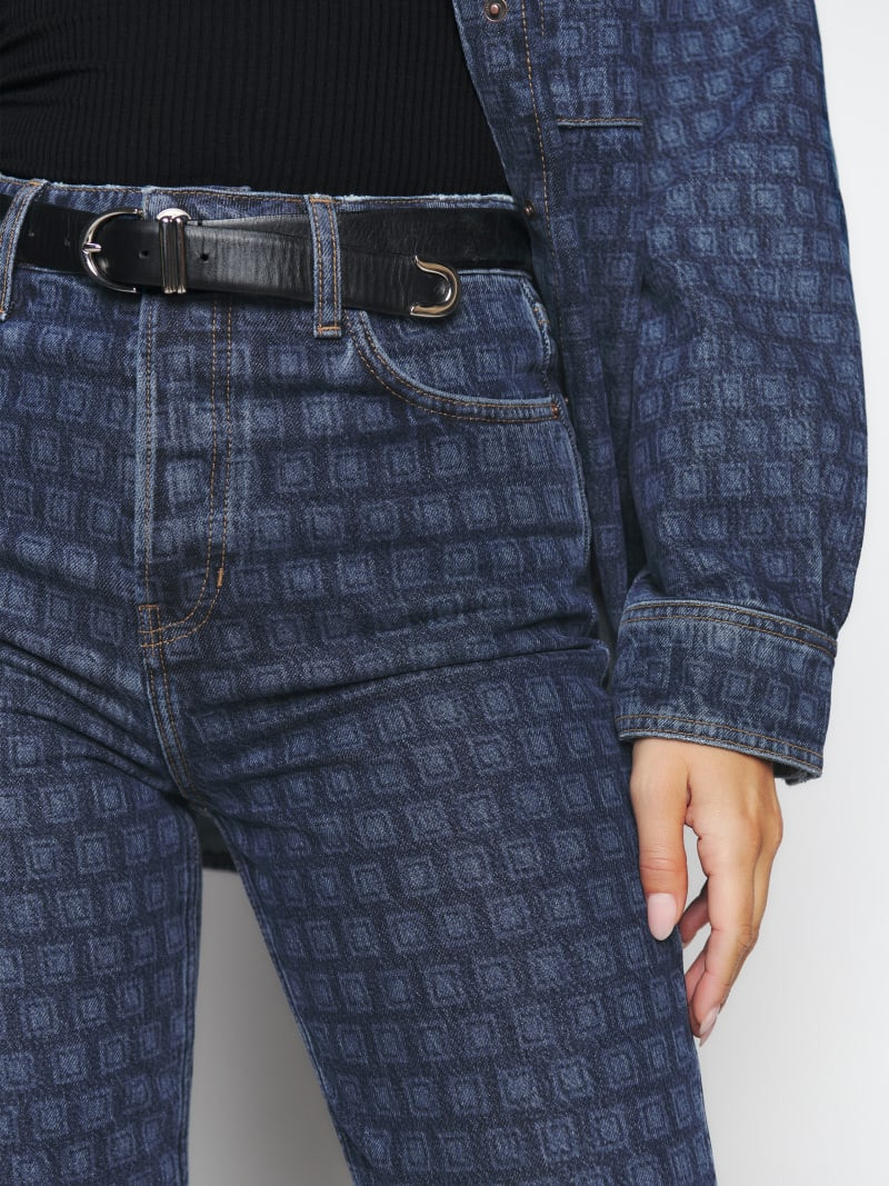Cynthia High Rise Straight Long Jeans | Reformation (Global)