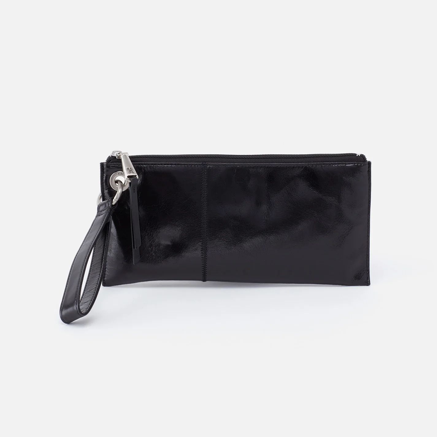Vida Wristlet in Polished Leather - Garden Green | HOBO Bags