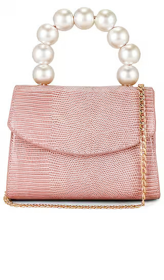 olga berg Peta Pearl Handle Bag in Blush. | Revolve Clothing (Global)