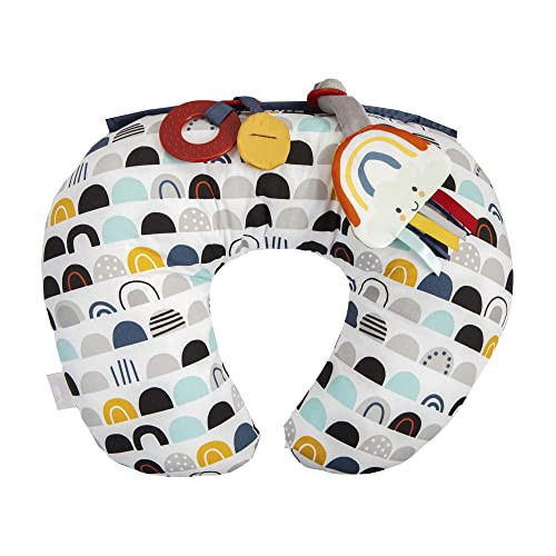 Boppy Tummy Time Prop, Black and White Modern Rainbows with Teething Toys, A Smaller Size for Comfortable Tummy Time, Attached Toys Encourage Neck and Shoulder Strength Building | Amazon (US)