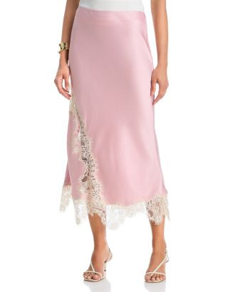 Lace Inset Slip Skirt - Exclusive | Bloomingdale's (US)