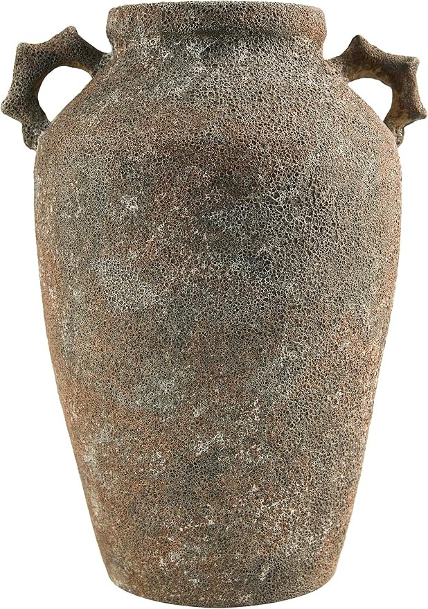 Livabliss x Galey Alix Abbie Global Vase, 15" H x 10" W x 11" D, Rust | Amazon (US)