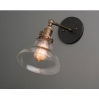 Edison Bulb Sconce  Mirror Light  Glass Shade  Wall Lighting  Industrial | Etsy (US)