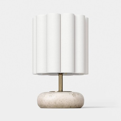 Mini Faux Wood Lamp White - Room Essentials™ | Target