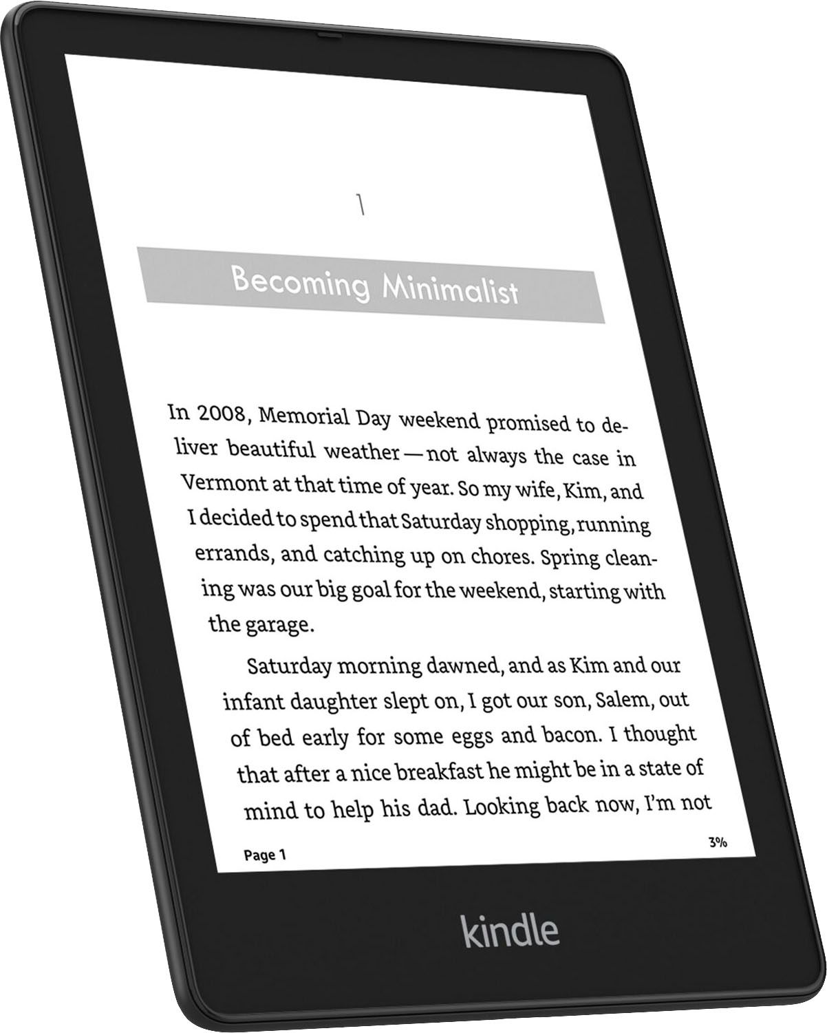 Amazon Kindle Paperwhite Signature Edition 32GB 2021 Black B08B495319 - Best Buy | Best Buy U.S.