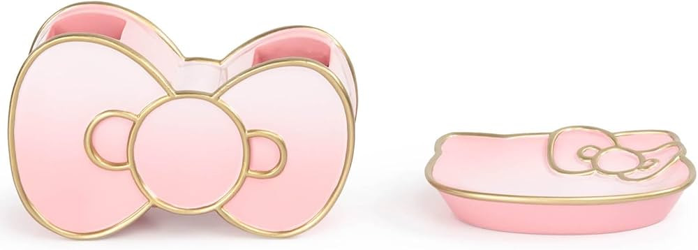 Jay Franco Hello Kitty Bathroom Accessories - 2 Piece Pink Resin Bathroom Décor and Storage Set ... | Amazon (US)
