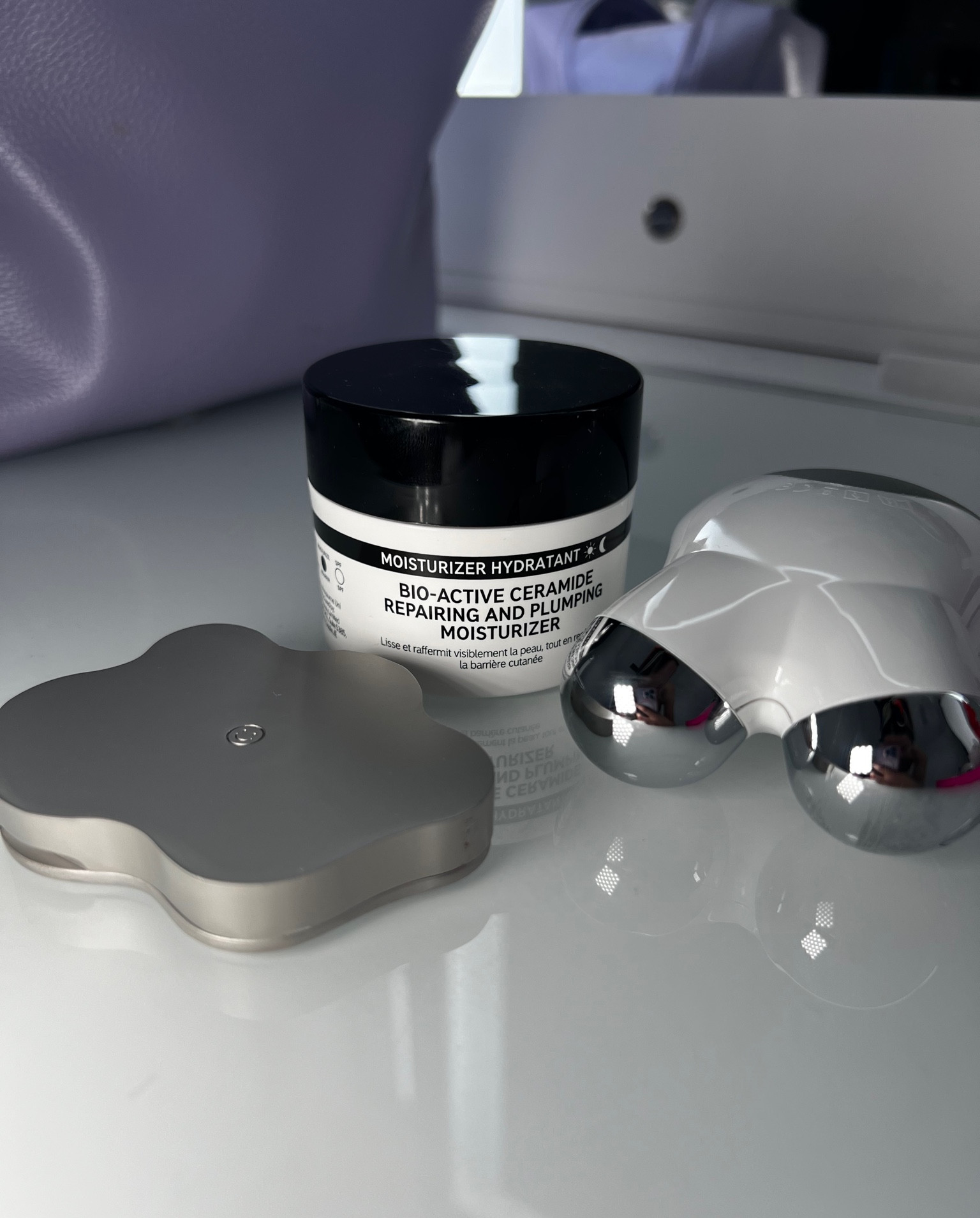 Last step in my morning skin care routine 🤍✨

I loooove the nuface! I know it’s pricey but it is worth it! I love drainage massages and this device makes it so easy!

The item on the left is a pimple patch carrier for travel, unfortunately it is sold out. So I included others!🩷

AM Skincare routine, skincare recommendations, oily skin skincare must haves, dry skincare must haves, favorite skin care products, best skin care products, skincare routine 2024 🫶🏼

#LTKVideo #LTKBeauty #LTKStyleTip