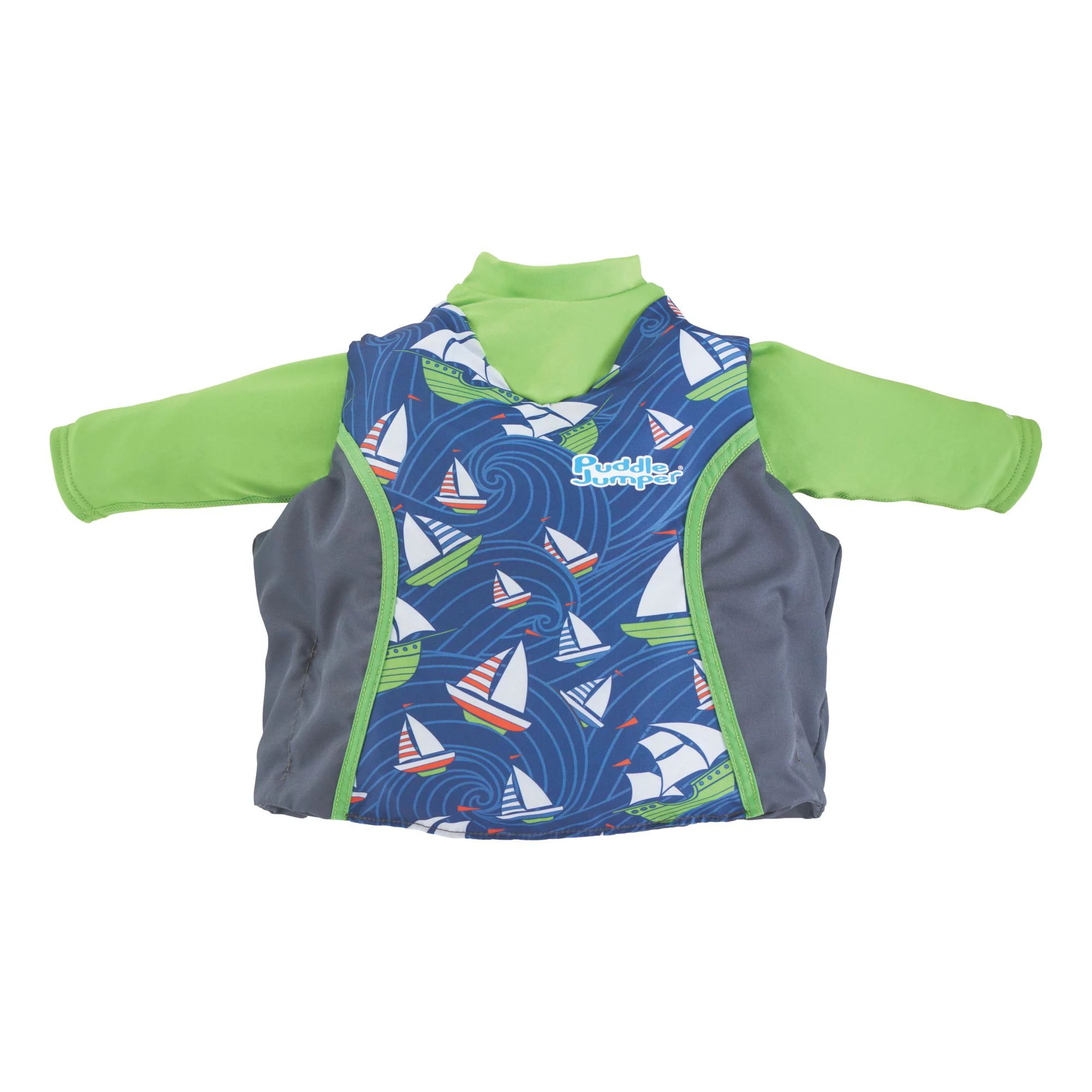 Puddle Jumper® Kids 2-in-1 Life Jacket and Rash Guard, Sailboats | Walmart (US)