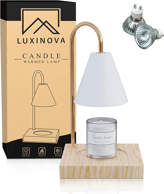 Candle Warmer Lamp, Dimmable Candle Warmer Lamp for Jar Candles, Electric Candle Warmer - Bulbs I... | Amazon (US)