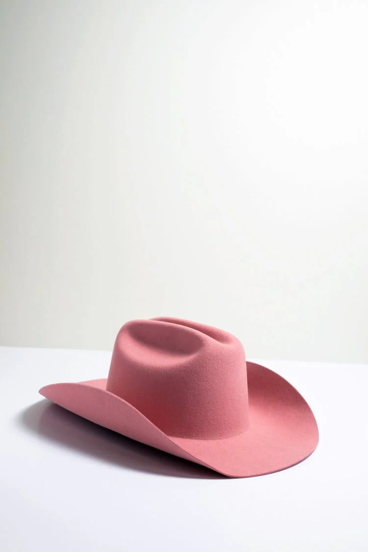 Rider Wool Cowboy Hat - Pink | Flea Style