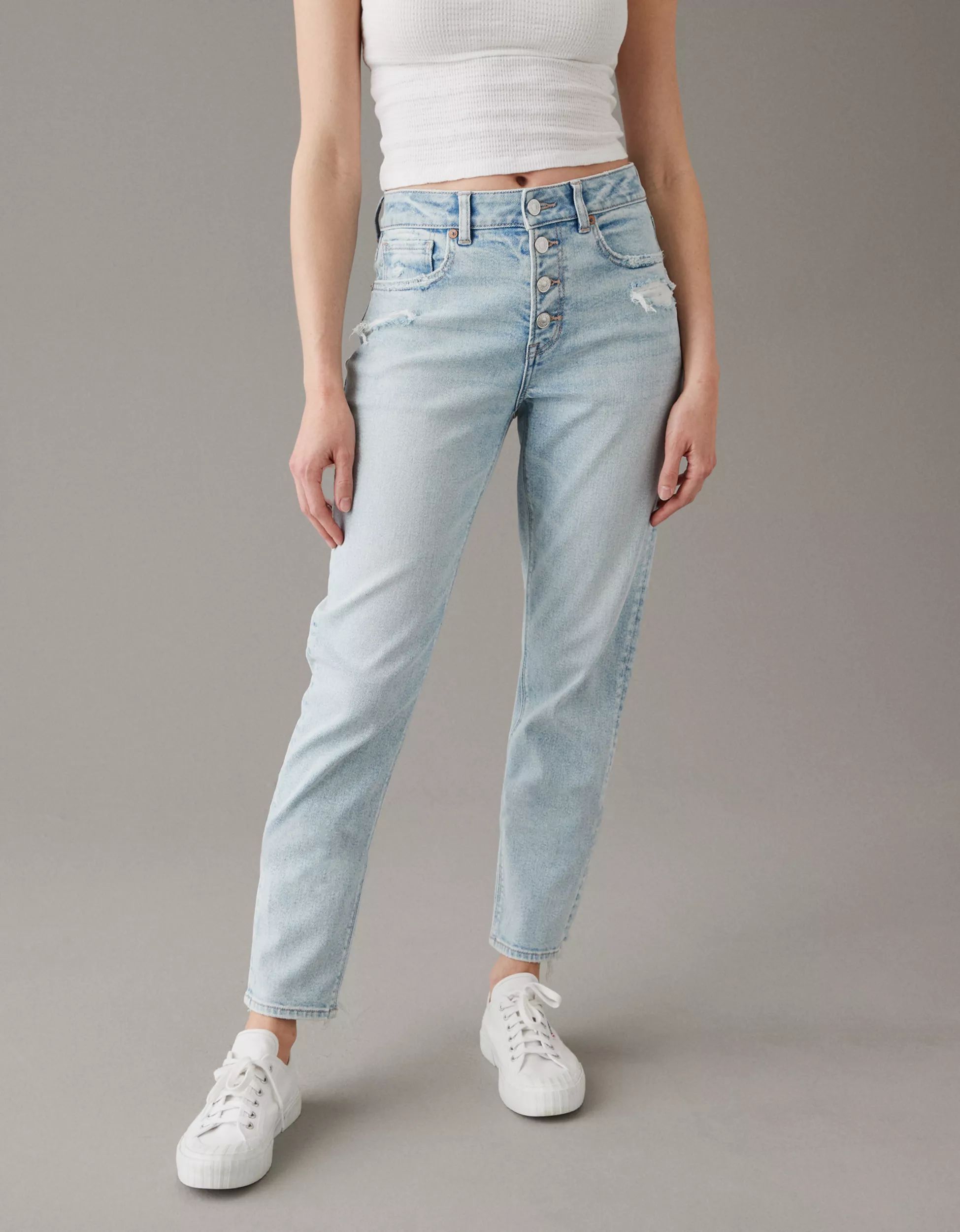 AE Stretch Mom Jean | American Eagle Outfitters (US & CA)