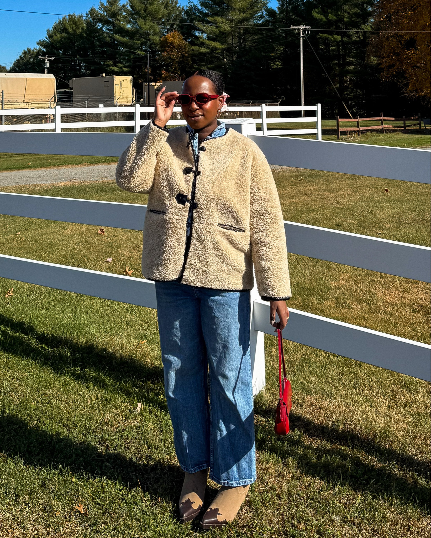 Fall Fit Series Part 4: 🧸🍒👢🍂 🤠love a fresh coat for the fall. Paired mine with some western boots and a pop of red 
.
.
.
.
.
#falloutfits #falloutfitideas #outfitideas #transitionalstyle #falltrends everyday outfits, fall inspo, casual fall outfits, coffee shop outfit, Pinterest outfits, everyday outfits, fall fashion, casual style

#LTKMidsize #LTKPetite #LTKFindsUnder50