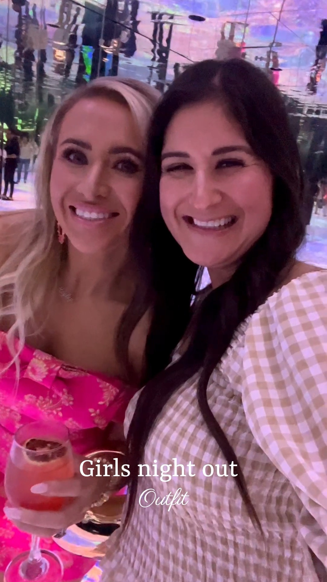 Mom’s night out. Me and @littlemeandfree went to Artechouse for our girls night out. Dressed up in cute spring dresses and our cowboy boots. Give me all the gingham sets for spring. 😍 mine is older but I linked a few new favorites. 

#LTKootd #LTKSeasonal #LTKdayinmylife