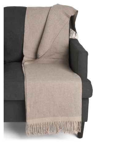 Made In Italy Linen Throw | TJ Maxx