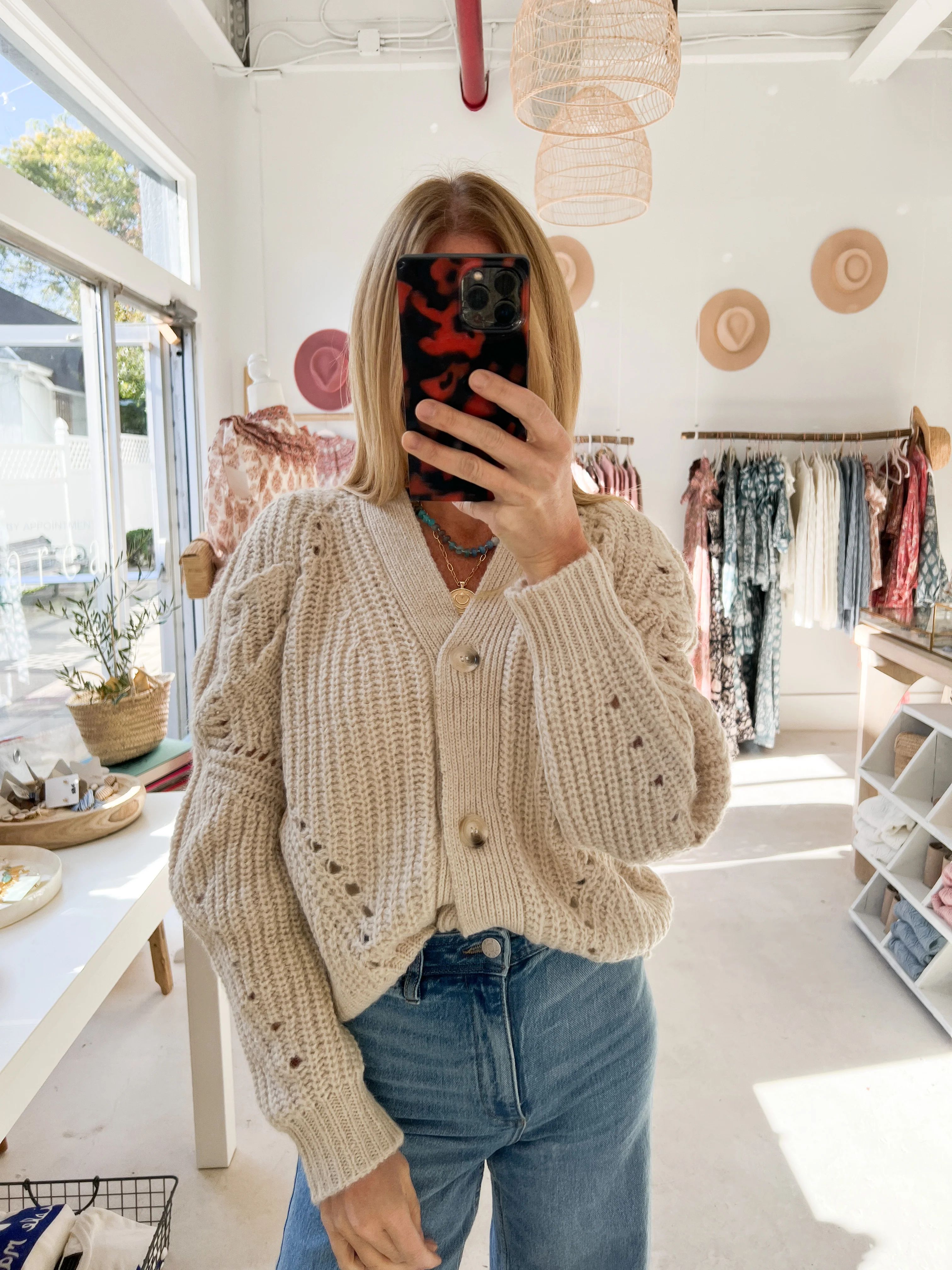 Emie Chunky Knit Cardigan Sweater | Marea