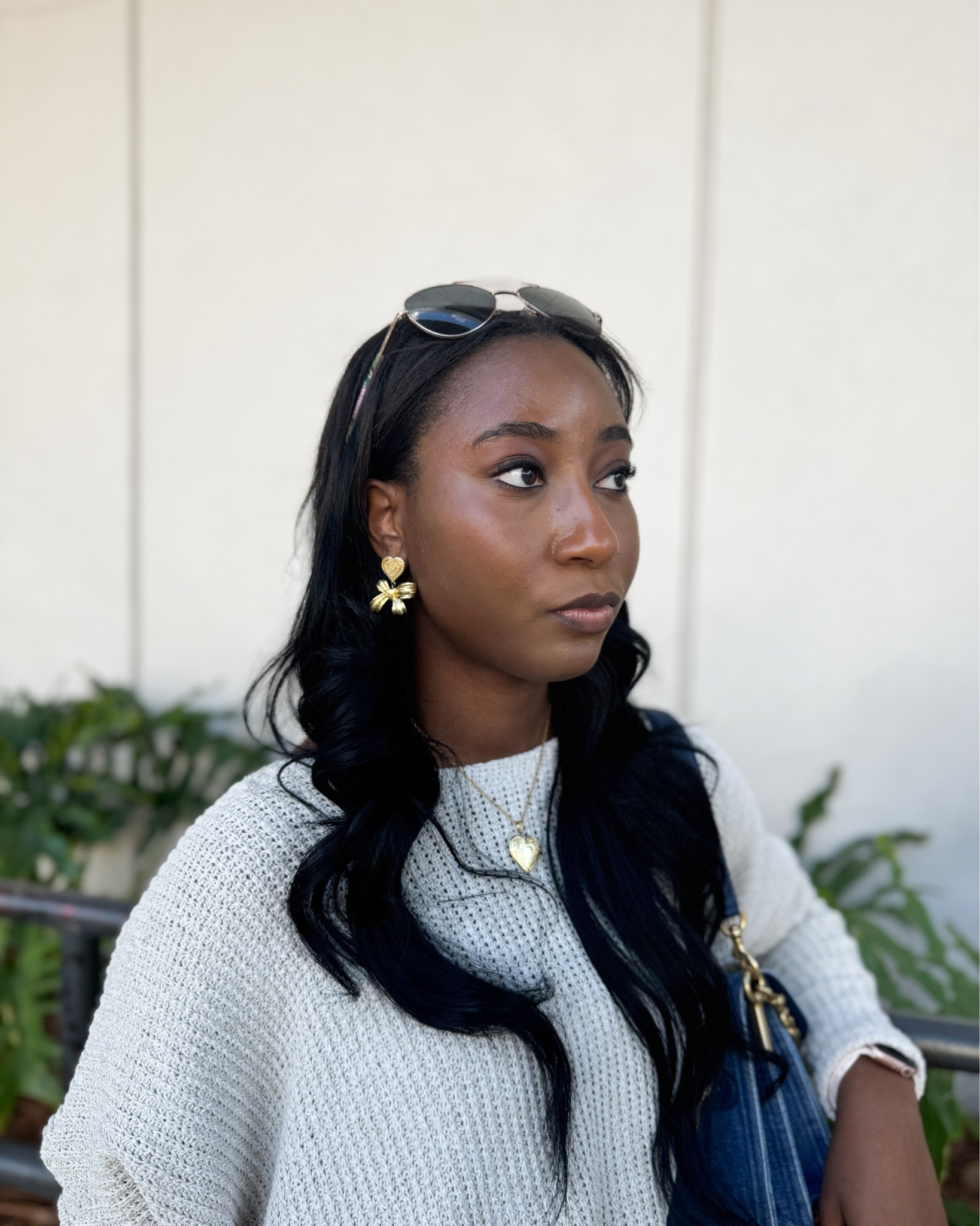 Oversized grey sweater!

#LTKPetite #LTKootd