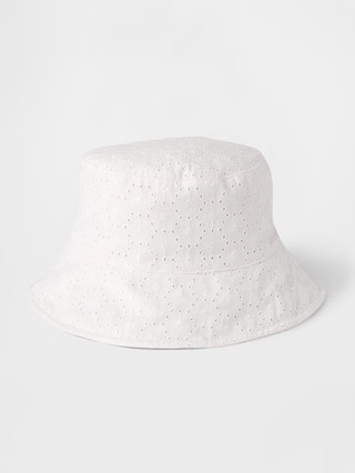 Kids Eyelet Bucket Hat | Gap (US)