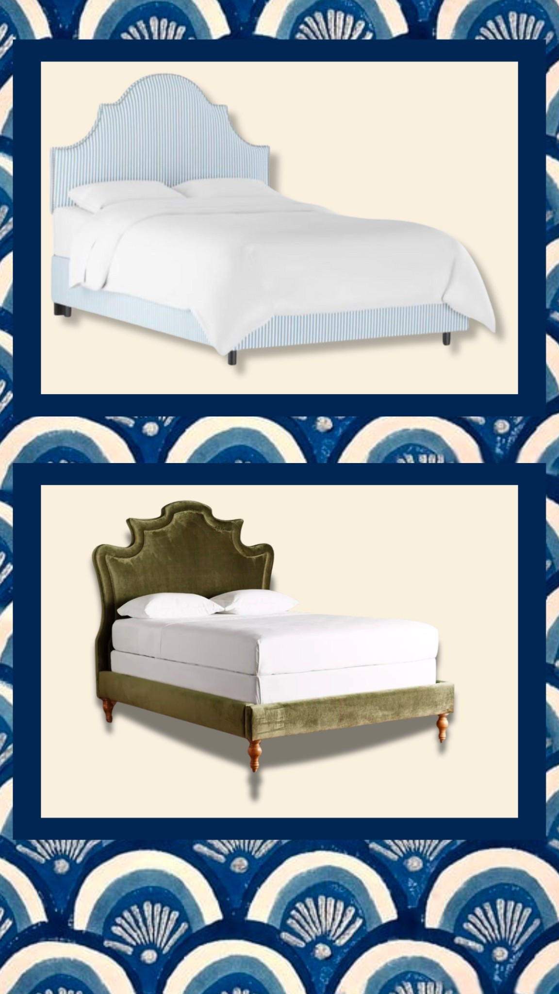 beautiful preppy boho upholster bed frames 

#LTKHome #LTKSaleAlert