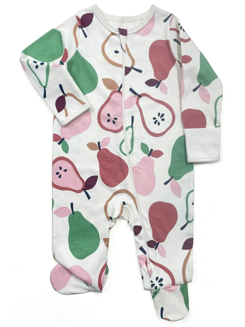 Wonder Nation Baby Gender Neutral Zip Front Footed Sleep N Play Pajamas, 2-Pack, Sizes Preemie-6/... | Walmart (US)
