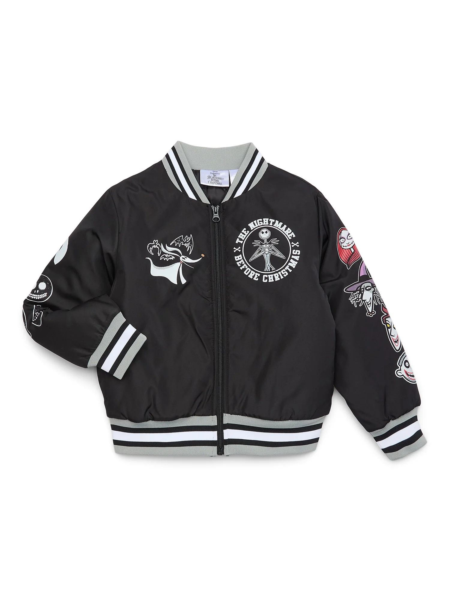 The Nightmare Before Christmas Boys Bomber Jacket, Sizes 4-12 | Walmart (US)