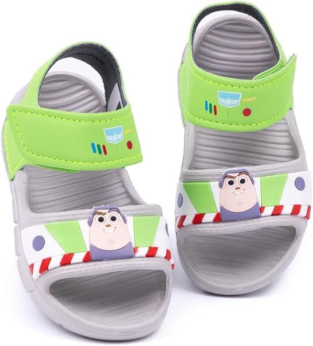 Disney Toy Story Buzz Lightyear Sandals Kids Toddlers Boys Girls Superhero Sliders with Supportiv... | Amazon (US)