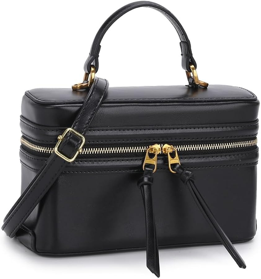 New Classic Satchel Crossbody Purse for Women Chic Mini Box Purse, Women Crossbody Shoulder Bag | Amazon (UK)