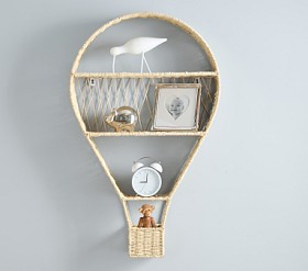 Rattan Hot Air Balloon Shelf (36" x 22") | Pottery Barn Kids