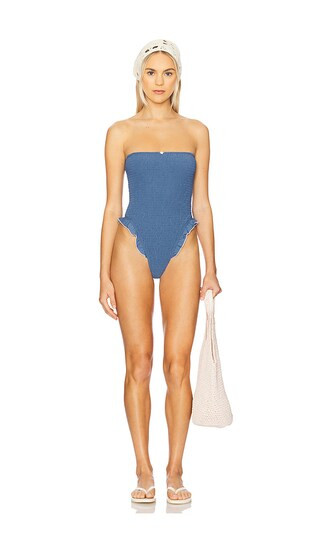 Mae One Piece in Steel Blue | Revolve Clothing (Global)