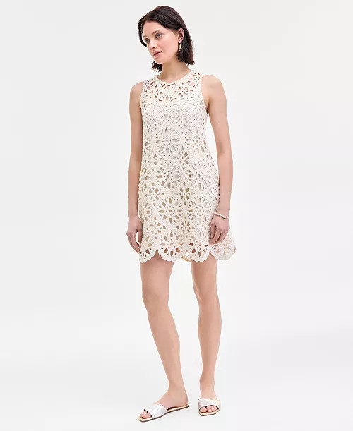 On 34th Women's Crochet Mini Dress, Exclusively at Macy's - Macy's | Macy's