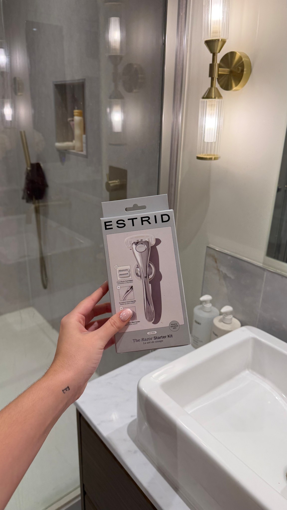 I’ve been using my estrid razor since 2019 and it was finally time for an upgrade. I couldn’t resist this chrome one. It looks so sleek in my shower

#LTKgiftguide #LTKbeauty #LTKuk