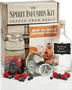 Amazon.com: Spirit Infusion Kit Infuse Your Booze Cocktail Kit and Recipes to Make Over 70 Flavor... | Amazon (US)