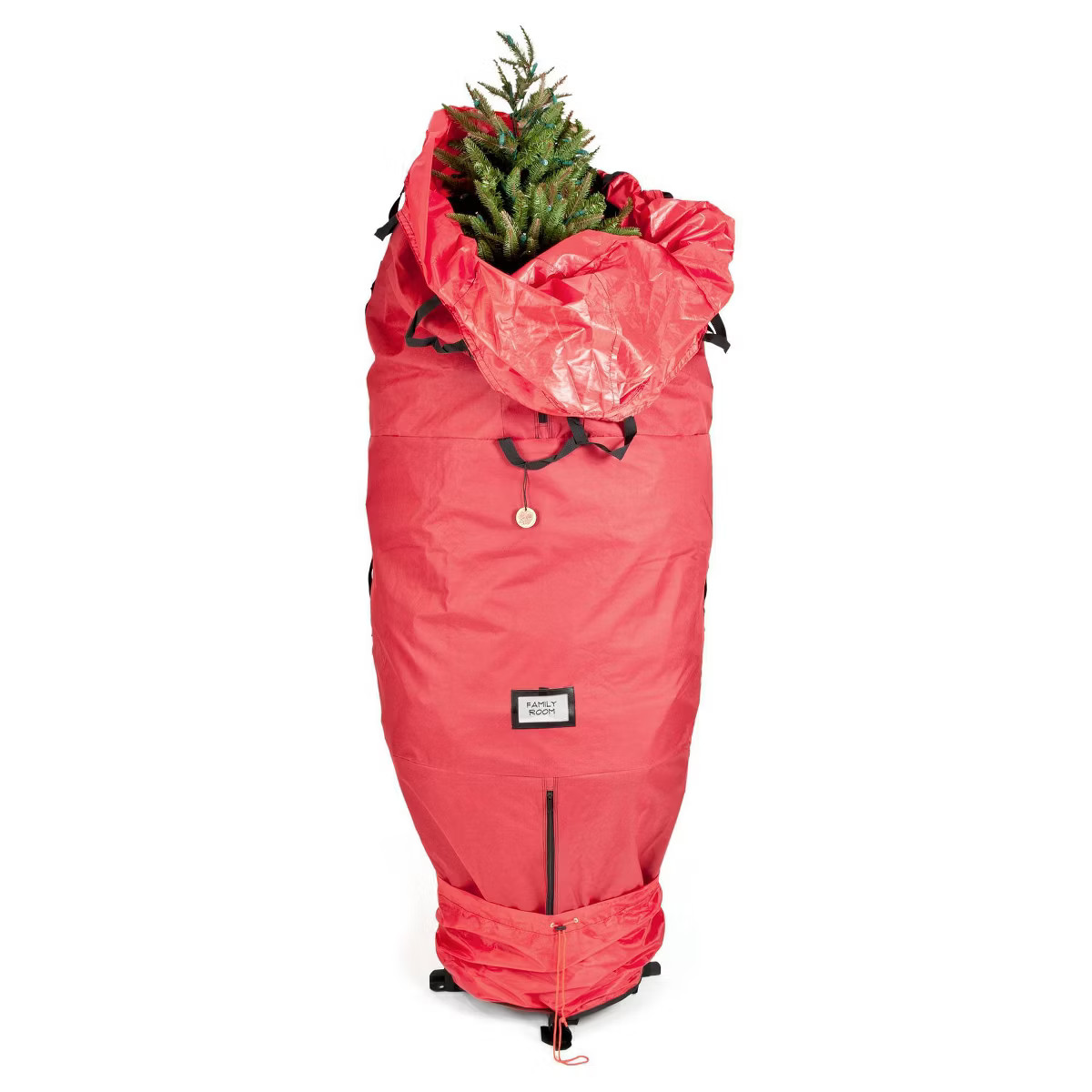 TreeKeeper 7.5' Santa's Bags Upright Tree Storage Bag: Christmas Tree Storage, Built-In Handles, ... | Target