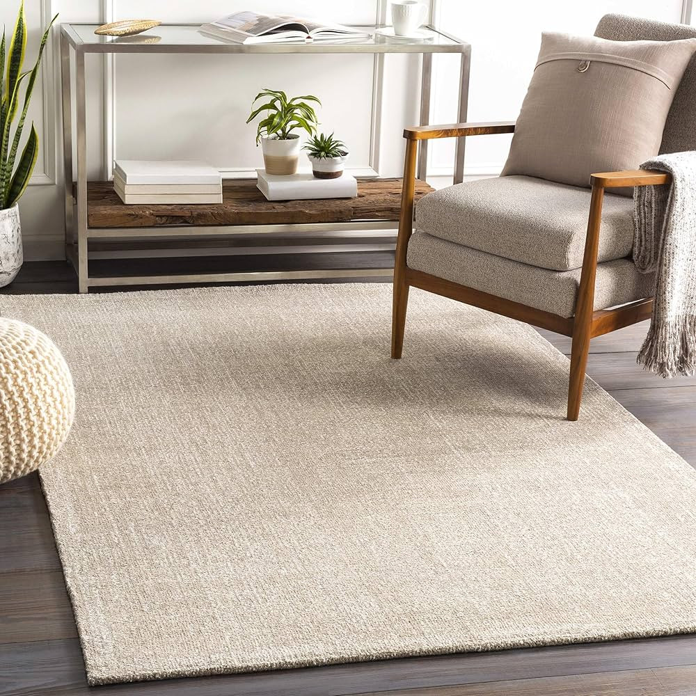 Mark&Day Area Rugs, 5x7 Giles Modern Ivory Area Rug, Beige Cream Carpet for Living Room, Bedroom ... | Amazon (US)