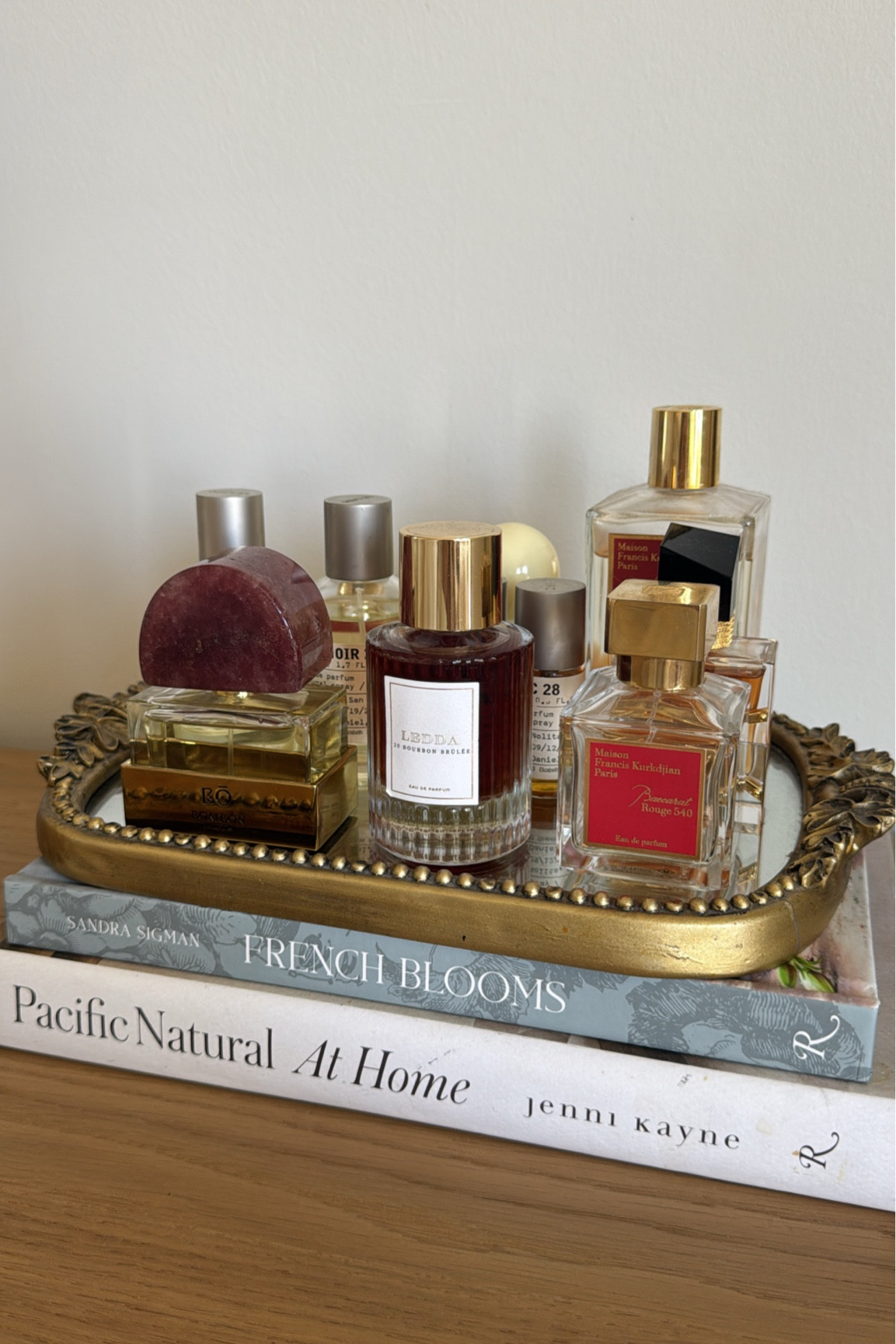 Fragrances! 

The Le Labo ones are Daniel’s and he loves mixing them and layering them / everything else is mine 💕