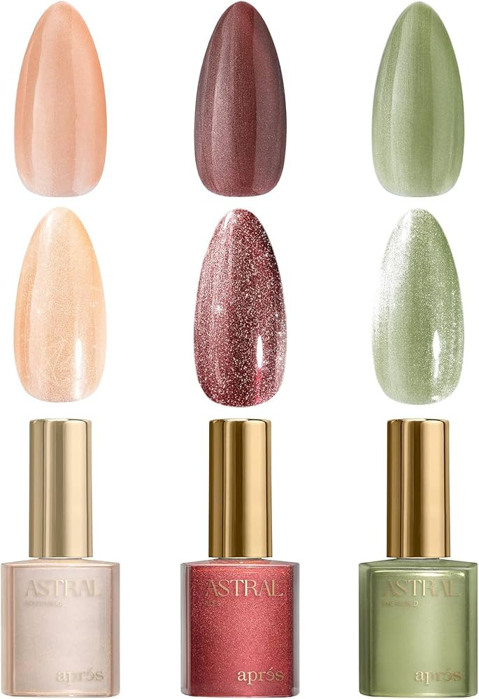 APRÉS Astral Gel Color Set, 3 Colors, HEMA-Free & TPO-Free Salon Quality Nail Gel Polish Trio Bu... | Amazon (US)