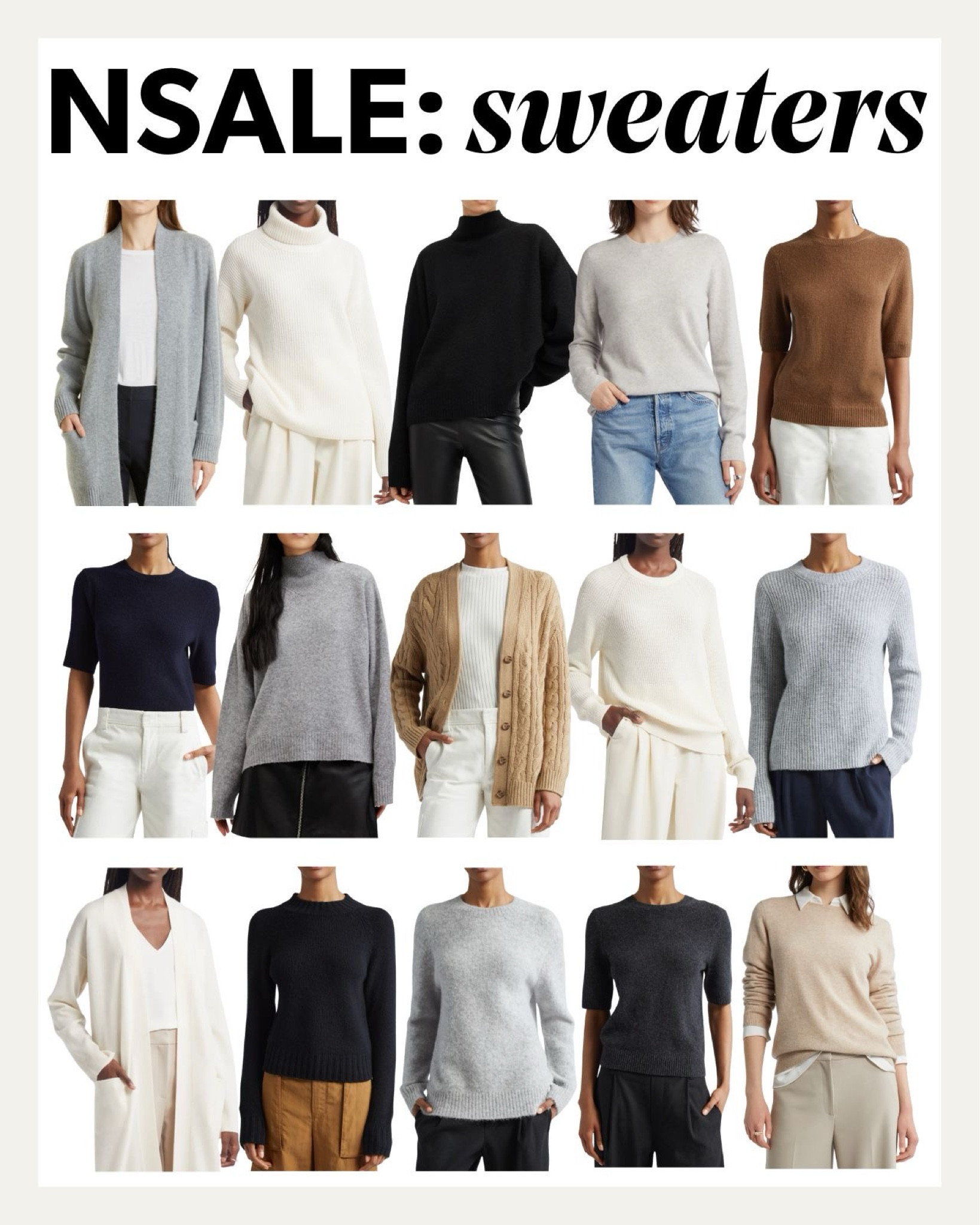 Nordstrom Anniversary Sale sweaters #nsale #nordstrom #fallfashion #cashmere #salealert #sweater #cardigan #fashionjackson

#LTKSaleAlert #LTKxNSale #LTKStyleTip