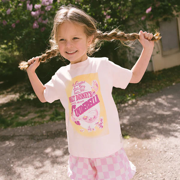 Mini Disney Cinderella Perfect Tee, Pink | Albion Fit