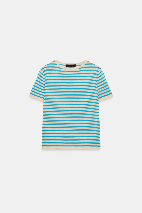 STRIPED KNIT TOP | Zara FR