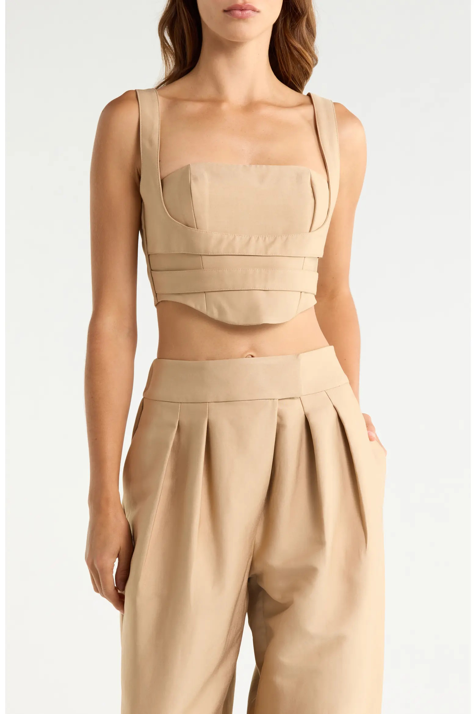 Kendra Layered Crop Bustier Top (Women) | Nordstrom | Nordstrom