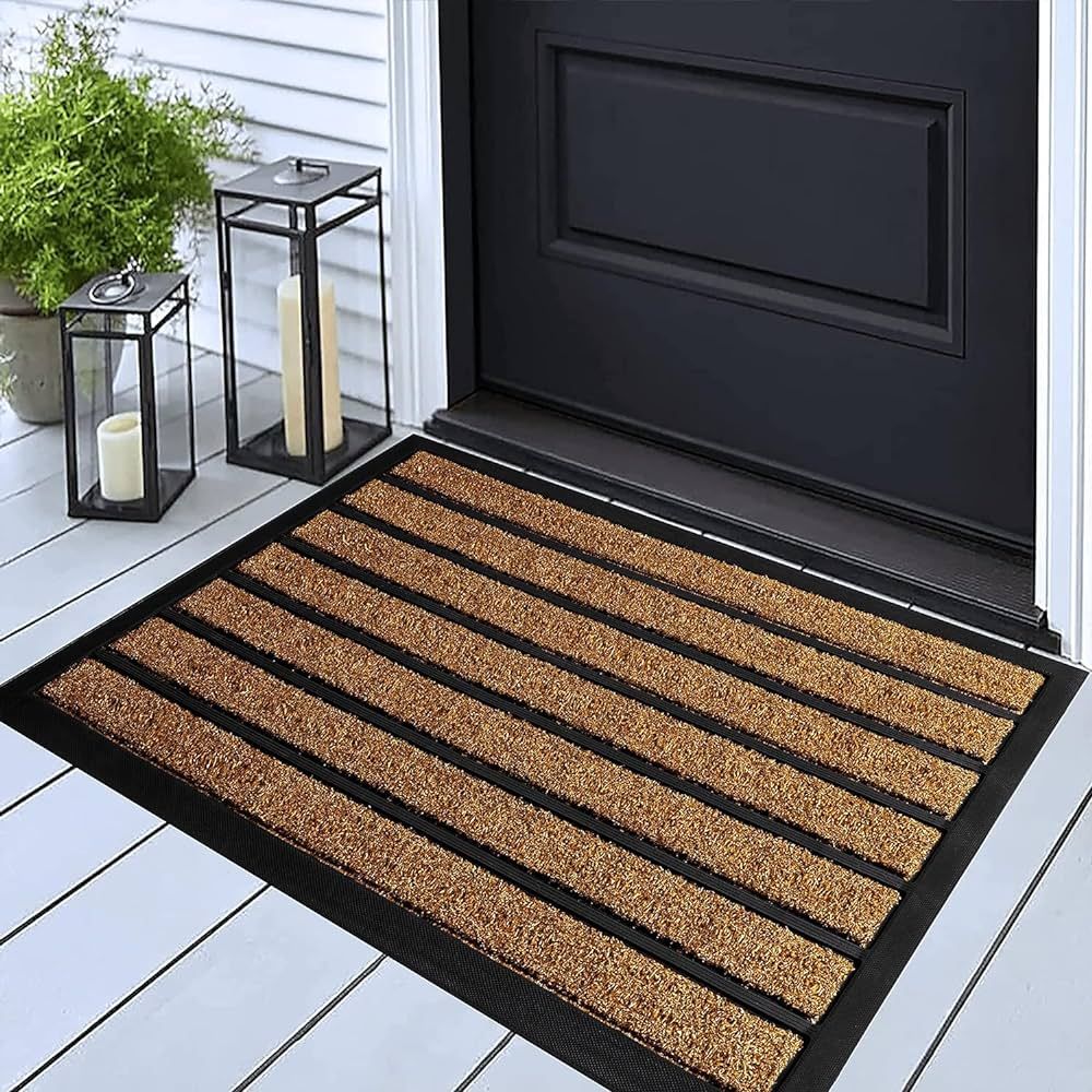 ubdyo Extra Durable Door Mat - Dirt Trapping Outdoor Welcome Mats - Non-Slip Outdoor Door Mats - ... | Amazon (US)
