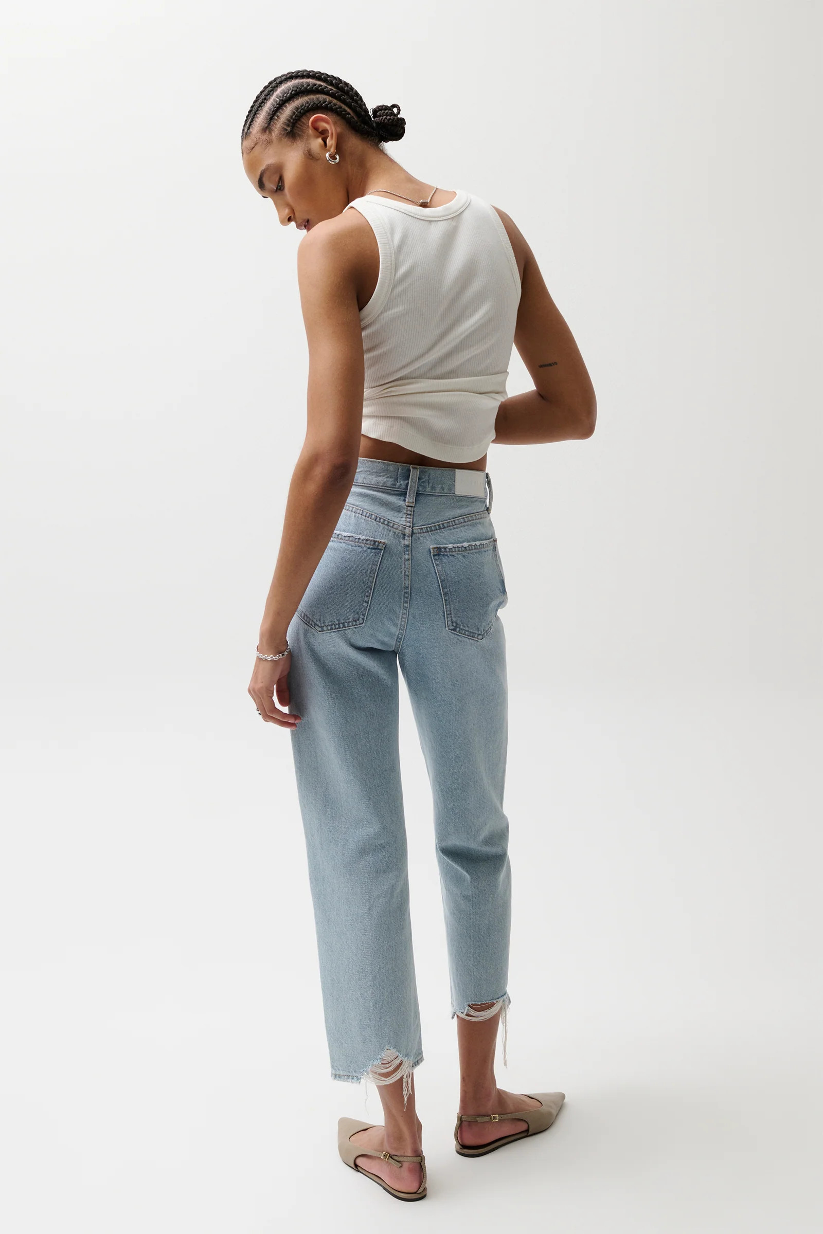 Cassie Super High Rise Straight Jean - Radiant Vintage | Pistola Denim