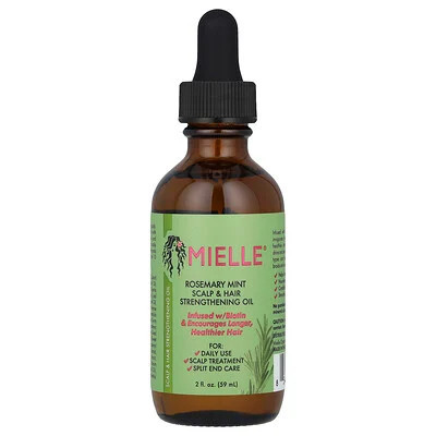 Mielle, Scalp & Hair Strengthening Oil, Rosemary Mint, 2 fl oz (59 ml) | iHerb