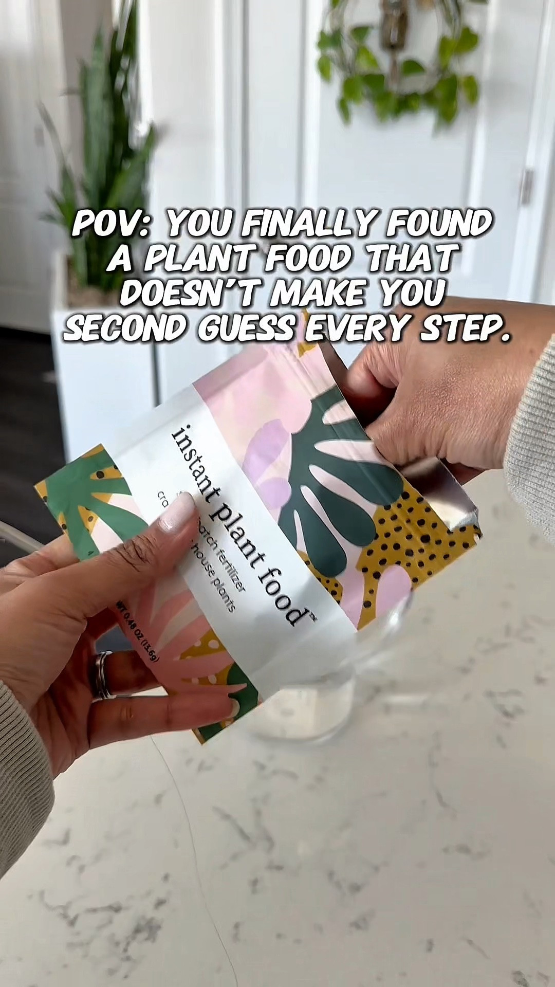 These self-dissolving fertilizer tablets take all the guesswork out of feeding your plants. No measuring, no mixing, and no mess. Just drop one into your watering can and you’re done.

They work for all kinds of houseplants and each tablet feeds for up to 3 months. Such an easy way to keep your plants healthy and thriving 💚

#LTKmomlife #LTKHome