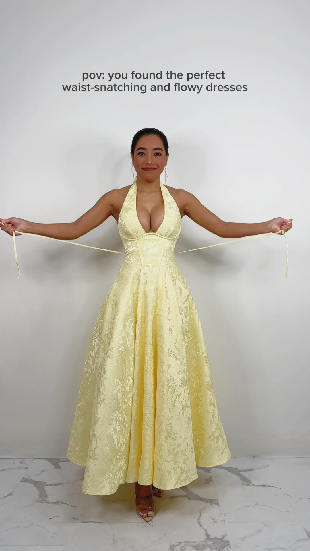 Waist-snatching and flowy dresses.
I’m 5’ft 105lbs wearing size XS

#LTKParties #LTKWedding #LTKPetite