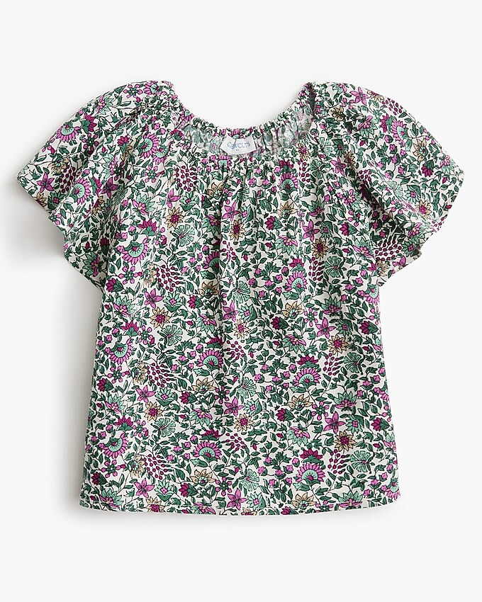 Girls' flutter-sleeve top | J.Crew Factory