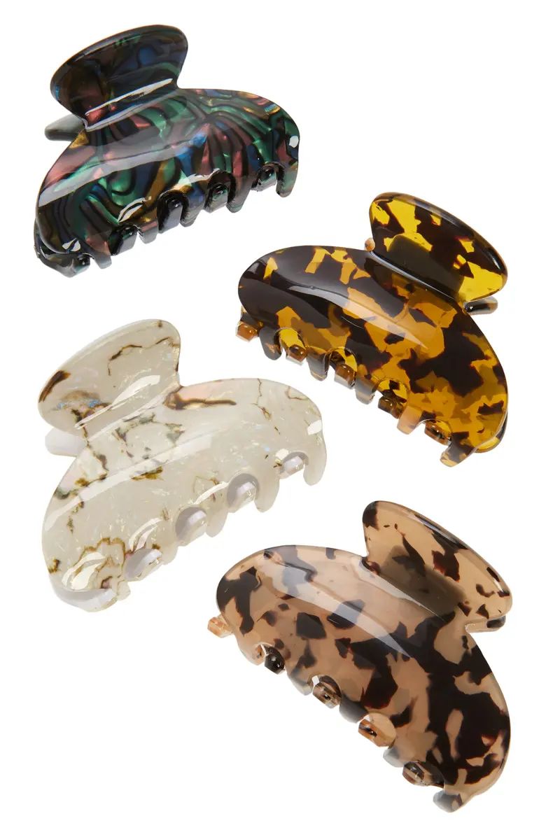 Assorted 4-Pack Jaw Clips | Nordstrom