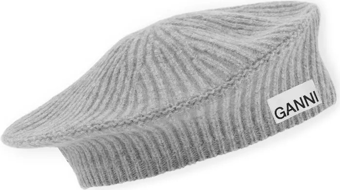 Structured Wool Blend Beret | Nordstrom