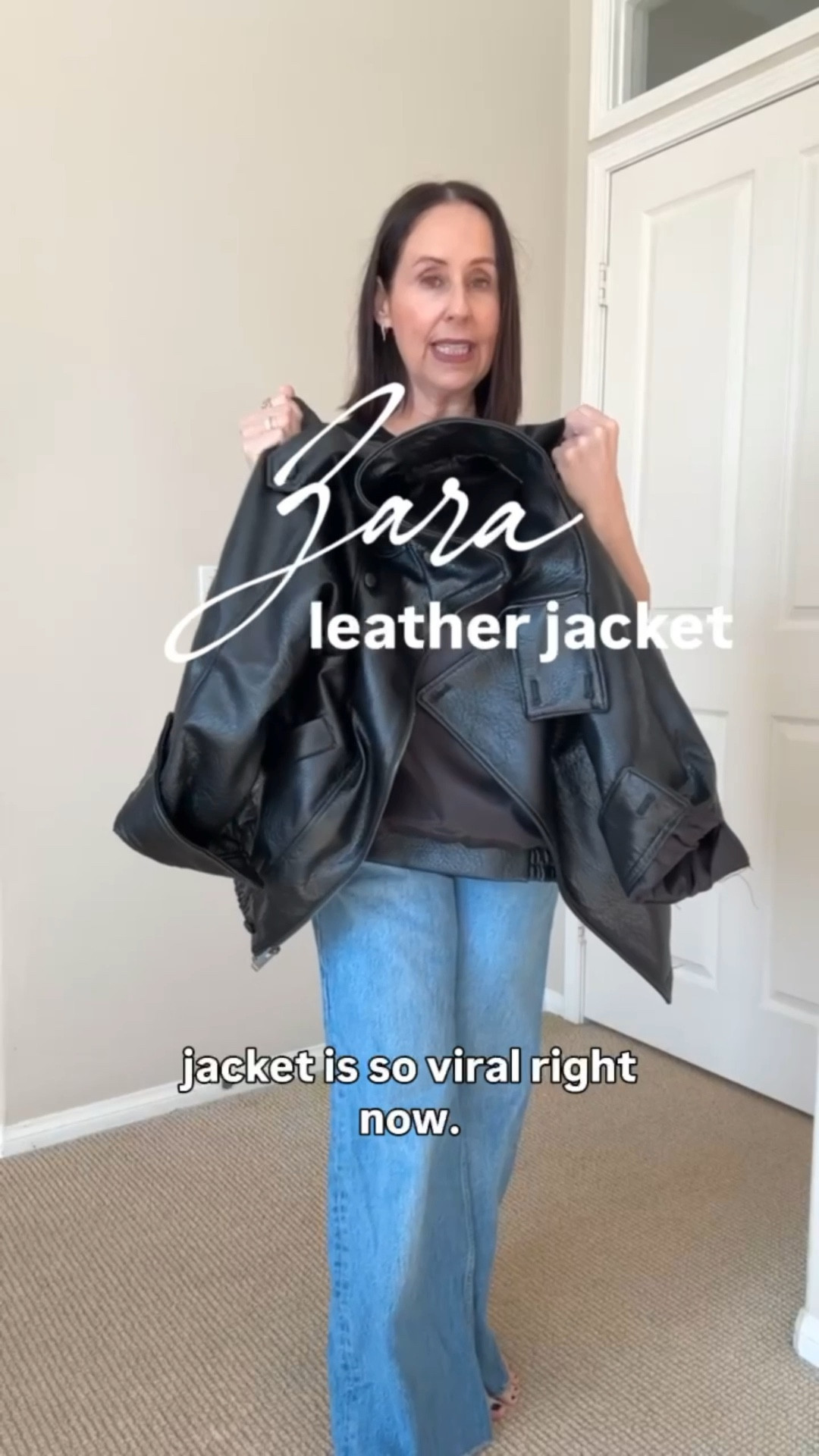 The cutest Zara leather jacket! So on trend! It’s sold out but I’ve linked some fun options!!! 

#LTKootd