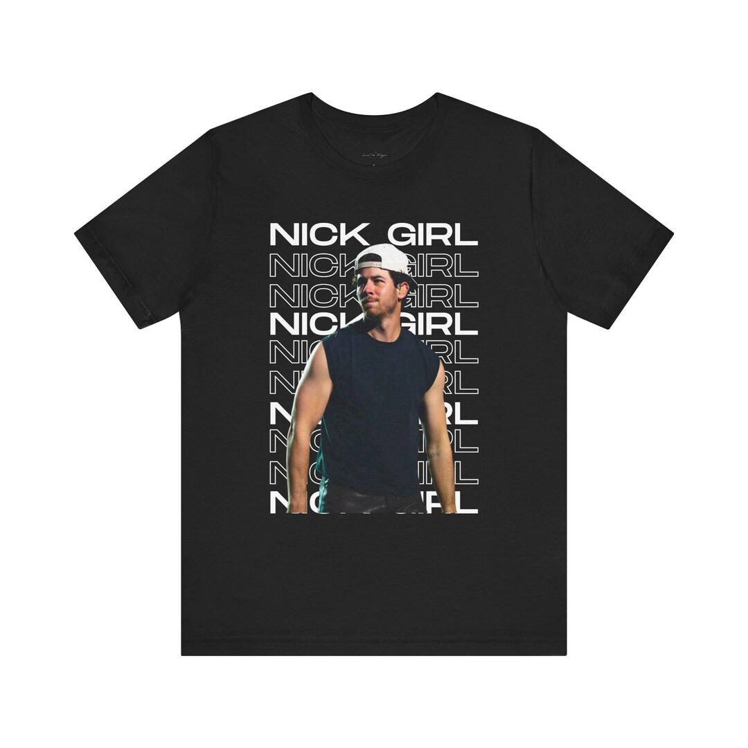 Nick Girl Graphic Tee: Jonas Brothers Unisex Jersey Short Sleeve - Etsy | Etsy (US)